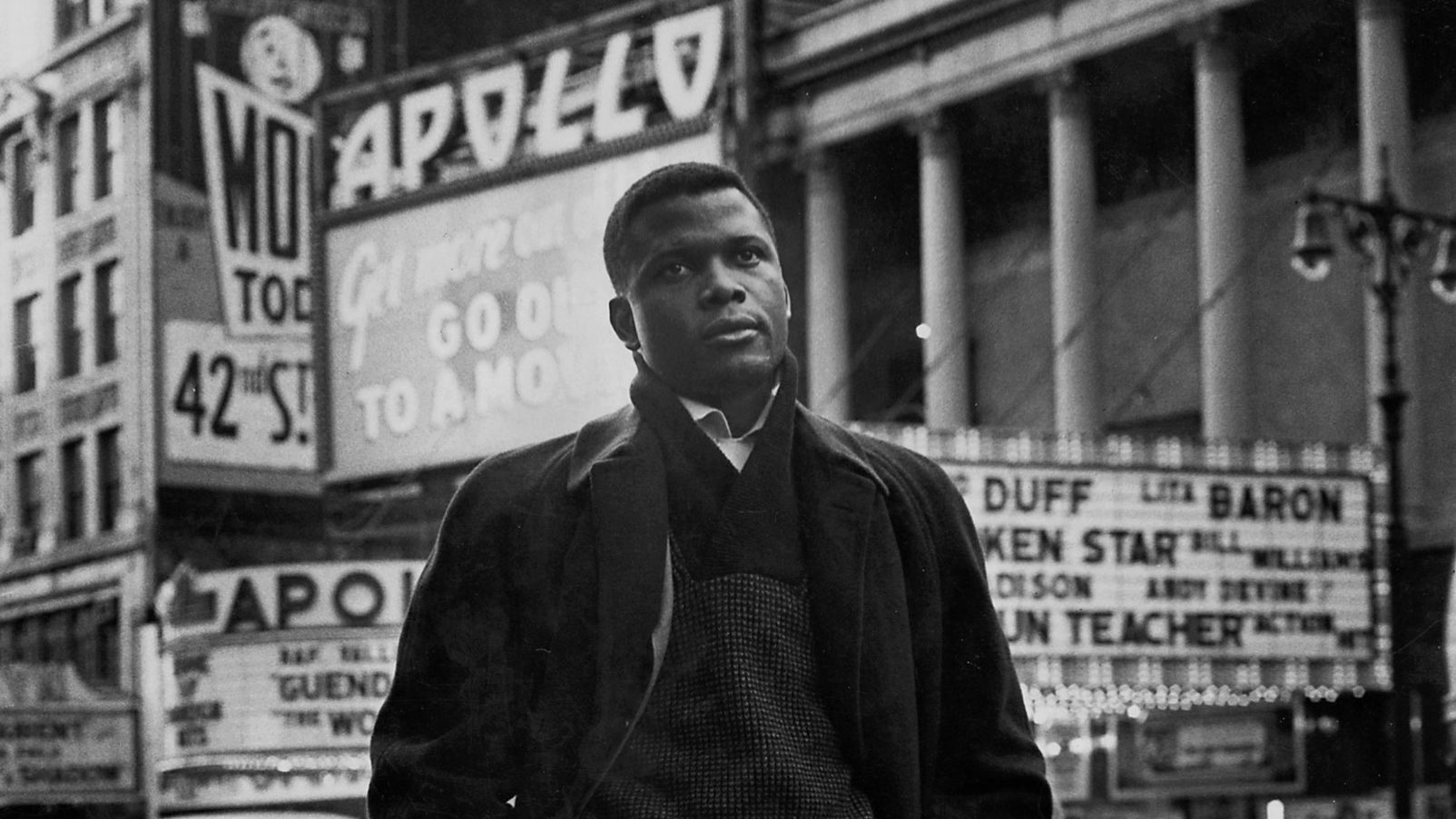 The first Black male to play a detective Sidney Poitier: In the